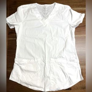 🩺 White scrub top XXS